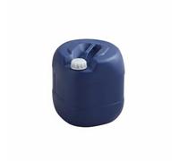 MotiveTech Tonneau Chimique Épais Robuste et Baril Empilable pour Liquides Polyvalent Jerrican en Plastique avec Poignée pour Industrie, Entrepôt, Bleu, L