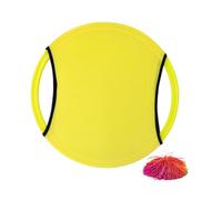 MotiveTech Trampoline Paddle Ball Set et Jeu Paddle Ball Fliby Ball Play pour Enfants Plage Plage Famille Pelouse Adultes, Jaune