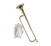 MotiveTech Trompette avec Gants, Instrument à Vent pour Ambiance Festive, Spectacles, Fêtes, Fanfares Scolaires