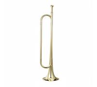 MotiveTech Trompette en Laiton Bugle pour Fanfare Instrument à Vent Classique Accord Standard pour Jeu Collectif Confort pour Débutants et Jeunes Adapté, color to 4