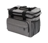 MotiveTech Trousse de Premiers Secours Vide, Organiseur de Médicaments, Pochette Zippée Portable pour Usage Familial, Extérieur, Bureau et Autres Lieux, Gris