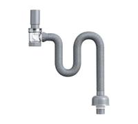 MotiveTech Tuyau Vidange Siphon à Étanchéité Hydraulique Pliable Conduit D'évacuation Raccord à Connexion pr Locataires, Universel