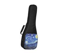 MotiveTech Ukulele Sac Rangement Étui Sac à Dos Portable Imperméable Léger Padded Protection Rembourré Poignée pour Ukulélé Adapté pour Concert Déplacement Stock, 21po