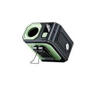MotiveTech Ventilateur de Taille Portable Ventilateur à Clip Ventilateur Ceinture Refroidisseur Personnel avec Batterie Rechargeable et Affichage Du Pourcentage, Vert, 4500mah