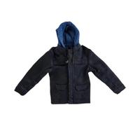 MotiveTech Veste Miniature pour Figurine à L'échelle 1:12, Vêtement pour Figurines Articulées, Accessoire de Collection, Manteau Fait Main avec Capuche, Noir