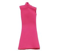 MotiveTech Vêtements Femme Jupe Miniature 1/12 Accessoire Poupée Action Figurine Élasticité Ajustée Décoration pour Collection Cadeaux Bricolage, Rose