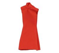 MotiveTech Vêtements Femme Jupe Miniature 1/12 Accessoire Poupée Action Figurine Élasticité Ajustée Décoration pour Collection Cadeaux Bricolage, Orange