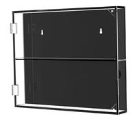 MotiveTech Vitrine en Acrylique pour Cartes de Baseball, Utilisable comme Emballage Cadeau, Support Robuste, Cadre pour Cartes de Sport et Objets de Collection, Couche Horizontale à