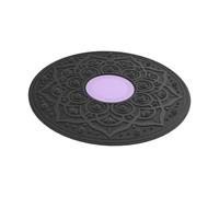 MotiveTech Wobble Balance Board Dispositif de Stabilité pour Entraînement Fonctionnel Renforcement Du Tronc et Articulation Plaque Rotative Massage PP Adaptée à, Violet