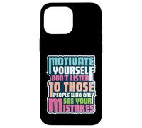Motivez-Vous et ignorez Les critiques | Vintage Vieilli Coque pour iPhone 16 Pro Max