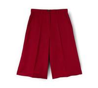Motivi - Bermuda en mélange de lin et lyocell - Femme - Shorts - Rouge - Taille: 34 FR