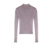 Motivi - Pull Col Roulé Côtelé Vanisé - Femme - Pulls - Violet - Taille: 40 FR
