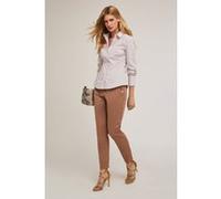 Motivi Regular Trousers With Metal Buttons Brown Taille: 34 | Pantalons de costume Outlet | Femme | Marron