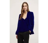 Motivi Smooth Velvet Blazer Jacket Bluette Taille: 42 | Blazers Outlet | Femme | Bleu