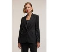 Motivi Structured Mixed Lurex Blazer Smart Couture Black Taille: 40 | Blazers Outlet | Femme | Le Noir