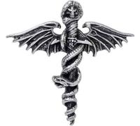 Motley Crue - 3D - Badge "Dr Feelgood" - Etain anglais RO1380 (Taille unique) (Argent)