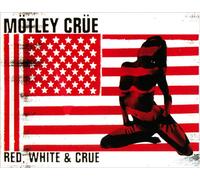 Motley Crue - Carte postale, drapeau RO7877 (taille unique) (Rouge/Blanc)