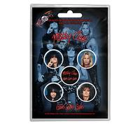 Motley Crue - Girls Button Badge Set [Import]