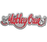 Motley Crue - Logo - Badge "Dr Feelgood" - Métal RO10505 (Taille unique) (Rouge/Argent)