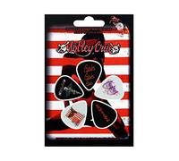 Motley Crue Lot de 5 Plectres - Rouge et Blanc