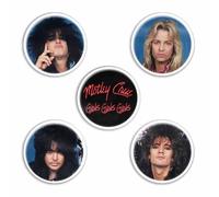 Motley Crue - Motley Crue Bouton broche Girls, Girls, Girls Lot de 5 Multicolore