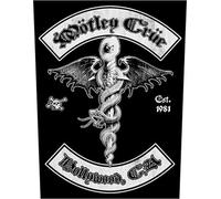 Motley Crue - Patch "Hollywood" RO6695 (Taille unique) (Noir/Blanc)