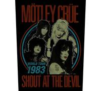 Motley Crue - Patch "Shout At The Devil World Tour 83" RO3227 (Taille unique) (Noir/Rouge/Bleu)