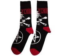 Motley Crue Skull And Crossbones Ankle Chaussettes Size One Size