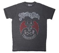 Motley Crue Skull Wings Band Logo T Shirt Size XXL