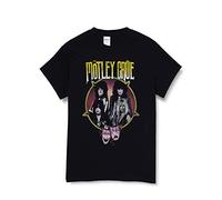 Motley Crue T-Shirt Homme Theatre Pentagram Slim Fit Noir