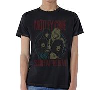 Motley Crue - T-Shirt # L Black Unisex # Vintage World Tour Devil