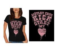 Motley Crue - T-Shirt # L Ladies Black # Kick Start My Heart [Import]