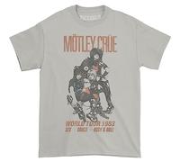 Motley Crue - T-Shirt # L White Unisex # World Tour Vintage [Import]