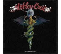Motley Crue - Taille standard - Patch "Dr Feelgood" - Polyester RO2783 (Taille unique) (Noir/Vert/Rouge)