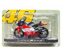 - Moto 1/18 de The Doctor Valentino Rossi #46, Reproduction Compatible avec Aprilia RSV 250 - Test Jerez 1997 - VR036