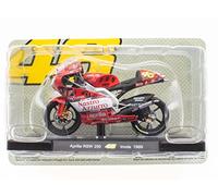 - Moto 1/18 de The Doctor Valentino Rossi #46, Reproduction Compatible avec Aprilia RSW 250 - Imola 1999 - VR026