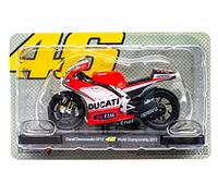- Moto 1/18 de The Doctor Valentino Rossi #46, Reproduction Compatible avec Ducati Desmosedici GP12 - World Championship 2012 - VR103