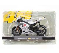 - Moto 1/18 de The Doctor Valentino Rossi #46, Reproduction Compatible avec Yamaha YZR-M1 - Estoril 2009 - VR022