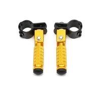 Moto 1 Paire De Pédales Pied Moteur Électrique Pédale Pliable Pegs Moto Électrique Vis Écrous(OR)