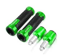 moto 22mm 7/8 "poignées De Guidon En Caoutchouc Pour Pour XADV750 2014-2022 extrémité du manche(Green)