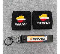 Moto 3D HRC Broderie Logo Huile Fluide Front arrière Embrayage Embrayage de la Goutte de réservoir de gobelets CBR600RR CBR1000RR Repsol (Color : 01)