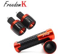 Moto 7/8 ""22mm Cnc Poignées De Guidon Guidon Grip End Cap Plug Fit Pour Fz6 Fz-6 Zf6n Fz6r Fazer Toute L'année - Type C-Orange