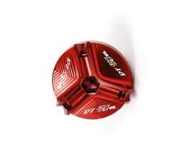 Moto Accessoires Bouchon De Remplissage D'huile Moteur CNC pour Moto, Accessoires Protection pour Y-AMAHA DT125R DT125RR DT125 R DT 125(Rosso)