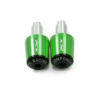 moto Accessoires PCX 7/8 "22MM Poignées De Guidon De Moto Universelles Bouchon D'extrémité De Barre De Poignée Pour PCX 125 150 PCX125 PCX150 extrémité du manche(Green)