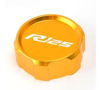 Moto Accessoires pour Y-AMAHA YZFR125 2014 2015 2016 2017 2018 2019 2020 YZF R125 Bouchon De Réservoir Liquide Frein Arrière Tasse D'huile(Gold)