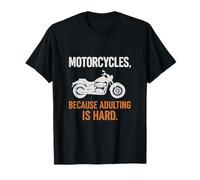 Moto Adulte Hard Biker Culture Graphic T-Shirt