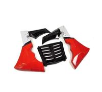 Moto Aileron Avant pour CL300 CL500 2017-2023 Carénage Inférieur Noir pour Moto Couvercle De Becquet Avant Panneau De Protection du Moteur(Red-C)