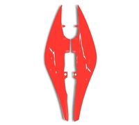 Moto Aileron Avant pour FZ6 FZ6-N FZ-6N FZ 6N FZ6N 2007-2009 Protection Carénage Latéral Supérieur Supérieur Selle Arrière Moto Gauche Et Droite Ailette De Spoiler De Moto(Red-Logo)
