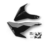 Moto Aileron Avant pour Kawasaki pour Z 400 pour Z400 Z-400 2018-2023 Carénage Inférieur Moteur Spoiler Cache Latéral Ailette De Spoiler De Moto(Glossy Black)