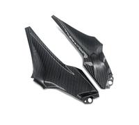 Moto Aileron Avant pour Kawasaki pour Z900 Z 900 Z-900 2017-2024 - Cache Latéral De Selle Carénage Panneau De Capot Ailette De Spoiler De Moto(Carbon Fiber Look)